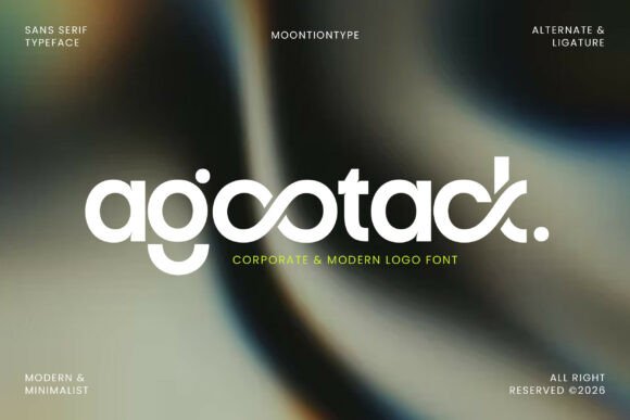Agootack: The Modern Sans Serif for Clean, Professional Design