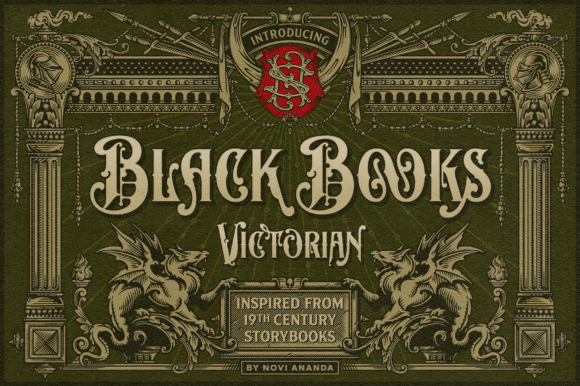Black Books Victorian: Crafting Bold, Ornate Visuals