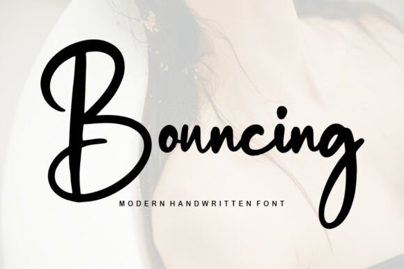 Bouncing: A Dainty and Flowing Handwritten Font for Modern Projects