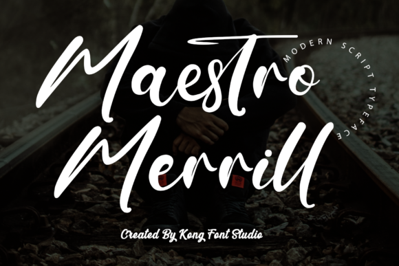 Maestro Merrill: A Playful Script for Modern Brands