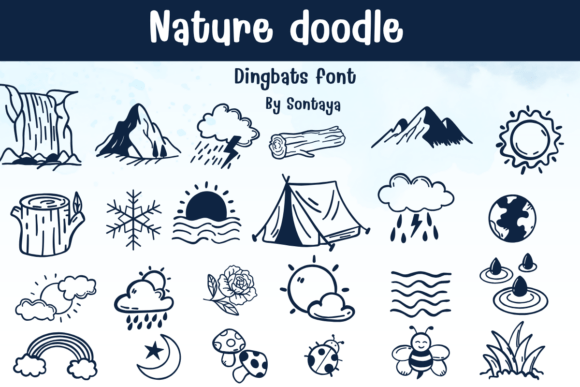 Nature Doodle: Bring Organic Charm to Your Design Projects