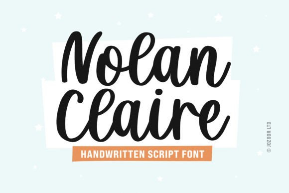Nolan Claire: Crafting a Brand Voice with This Fresh Handwritten Font