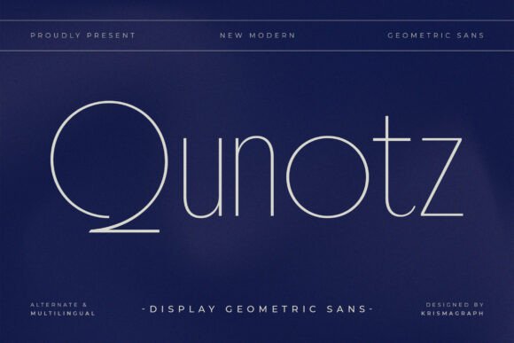 Qunotz: The Ultra-Thin Display Sans for Quiet Luxury