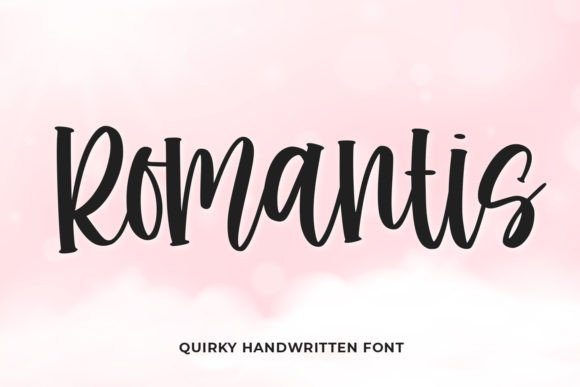 Romantis: The Whimsical Handwritten Font That Brightens Every Design