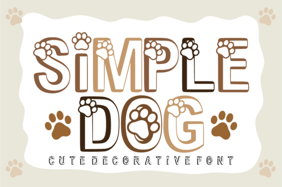 Simple Dog: The Ultimate Pawsome Decorative Font