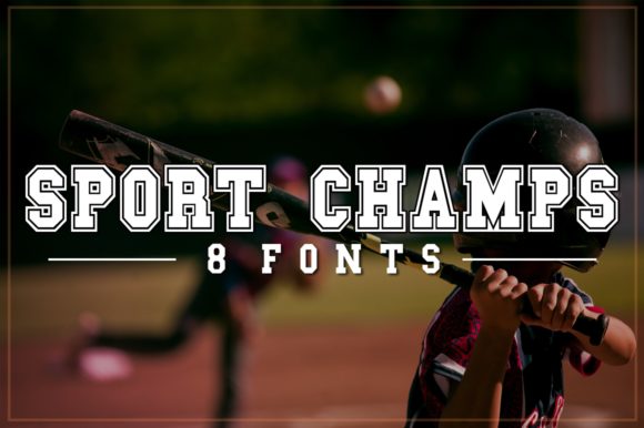Sports Champs: The Playful Font Pack for Winning Designs
