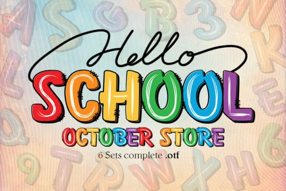 The Typeface That Captures First-Day-of-School Excitement