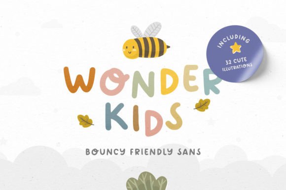Wonder Kids: A Playful Typeface for Creative Projects