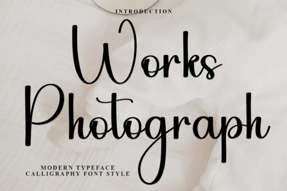 Works Photograph: A Creative Font for Modern Design